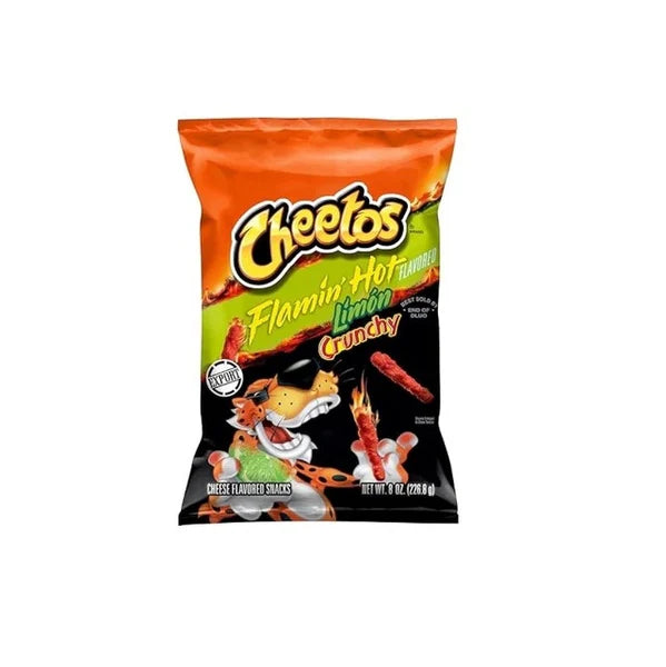 Cheetos Flamin hot limon
