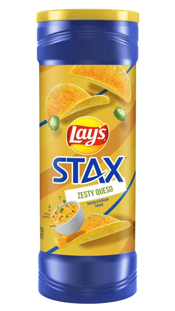 lays stax zesty queso