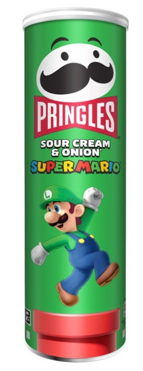 Pringles sour cream & onion super mario