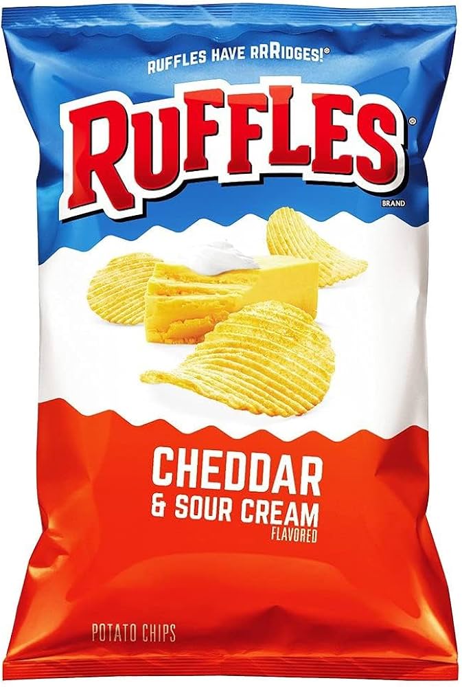Ruffles cheddar & sour cream